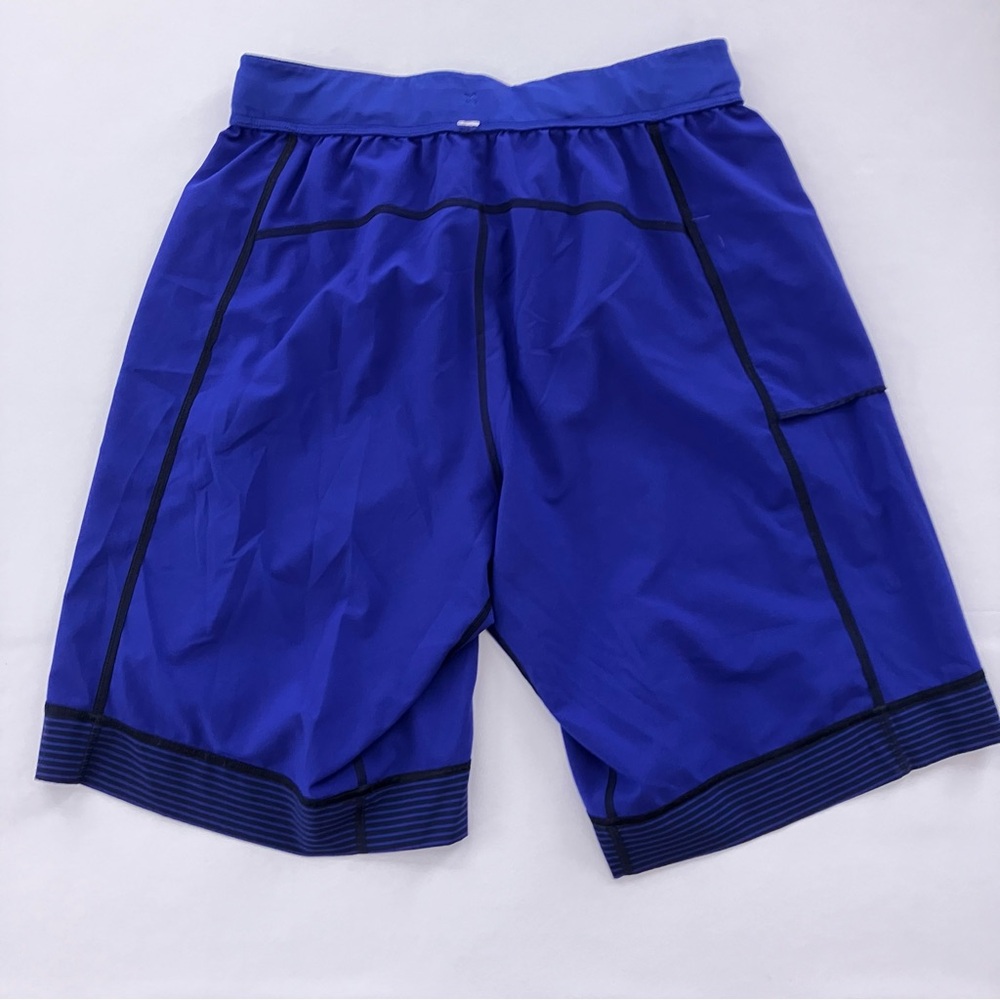 Lululemon Men’s Short 11” Athletic Shorts Size 30 - 32" Striped Stretch Purple - Picture 4 of 15